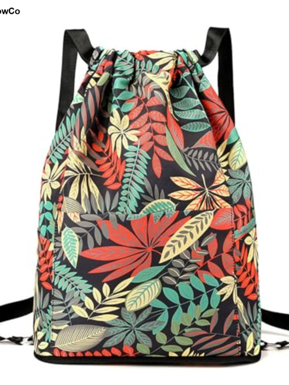 Waterproof Drawstring Backpack Gym Sack with Zipper Pocket